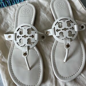 Tory Burch White Sandals